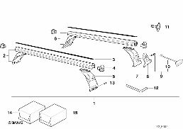 BASE SUPPORT SYSTEM diagram for BMW 3 Series E36 316i 1.9