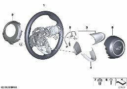 AIRBAG SPORTS STEERING WHEEL