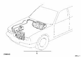 AIR CONDITIONING diagram for BMW 3 Series E30 318i