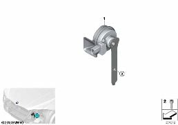 HORN diagram for BMW X5 F15 30dX