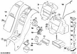 CENTER CONSOLE, REAR