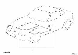 แผ่นยางรองพื้นรุ่น CITY diagram for BMW Z3 E36 2.8