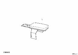 ARMREST FRONT diagram for BMW 3 Series E30 320i