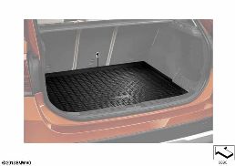 Tapis de coffre sur mesure diagram for BMW 5 Series E39 525td