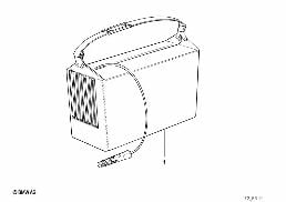 COOL BAG diagram for BMW 8 Series E31 850Ci