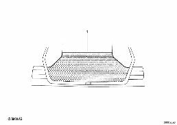 NON-SKID MAT diagram for BMW 8 Series E31 850Ci