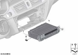HEAD UNIT FOR BASIC MEDIA diagram for BMW X3 F25 35iX