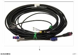 SCOPE OF REPAIR WORK, SPECIAL WIRING diagram for BMW 7 Series F01 LCI 740dX