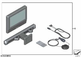 DVD SYSTEM TABLET SINGLE diagram for BMW MINI Countryman F60 Cooper
