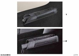Parapluie avec étui diagram for BMW 5 Series E39 525td