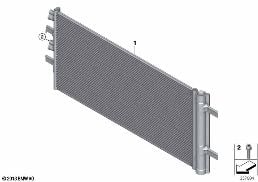 CONDENSER AIR CONDITIONING diagram for BMW 2 Series F44 Gran Coupé 220iX