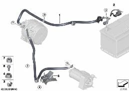 BATTERY CABLE/STARTER CABLE