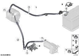 BATTERY CABLE/STARTER CABLE