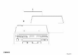CD-RADIO diagram for BMW 3 Series E30 320i