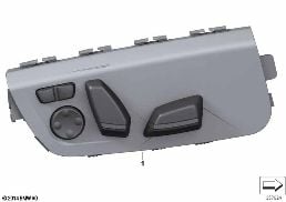스위치,시트조절장치, 동반자 diagram for BMW 4 Series F82 M4 M4