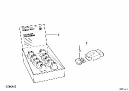 RECHARGEABLE KEY diagram for BMW 8 Series E31 850Ci