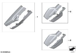 COVERS FOR INTERIOR REARVIEW MIRROR diagram for BMW i8 I12 i8