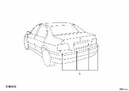 INSTALL.KIT, PARK DISTANCE CONTROL diagram for BMW 3 Series E46 318i