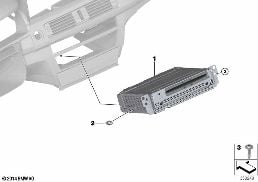 ヘッド ユニット ベーシック メディア diagram for BMW 7 Series F02 LCI 750LiX 4.4