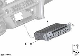 Headunit Basic Media diagram for BMW 6 Series F13 650iX 4.4