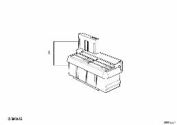 Cassettenbox diagram for BMW 7 Series E32 750iL