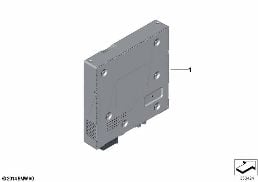 CONVERSION TO TV MODULE DIGITAL diagram for BMW 7 Series G12 740LdX