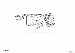 TACHOMETER/CLOCK diagram for BMW 3 Series E30 318i