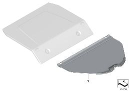 HIDE-AWAY CARGO COVER diagram for BMW i8 I12 i8
