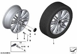 MINI LA WHEEL TENTACLE SPOKE 500 - 17''