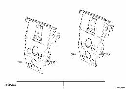 HEADREST, REAR diagram for BMW 5 Series E34 525i