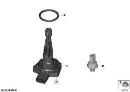 SENSOR SYSTEM FOR ENGINE diagram for BMW 4 Series G26 Gran Coupé 420i