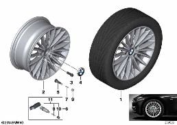 BMW LA WHEEL MULTI-SPOKE 414 - 17''