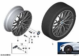 BMW LA WHEEL M DOUBLE SPOKE 405-20''