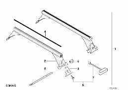 RACK SUPPORT diagram for BMW 3 Series E36 323i
