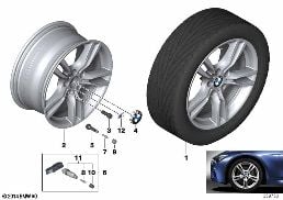 BMW LA WHEEL M STAR-SPOKE 400 - 18''