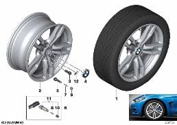 BMW LA WHEEL M DOUBLE SPOKE 441 - 18''