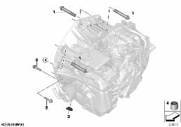 GEARBOX MOUNTING PARTS diagram for BMW X1 F48 LCI 20d