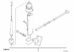 เสาอากาศแบบก้าน diagram for BMW Z3 E36 2.8
