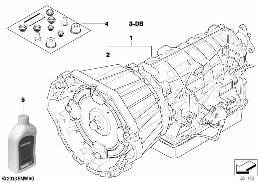 AUTOMATIC TRANSMISSION A5S440Z diagram for BMW 7 Series E38 740i