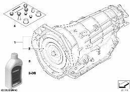 AUTOMATIC TRANSMISSION A5S560Z diagram for BMW 7 Series E38 740i