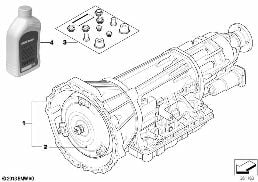 Automatväxel A5S300J diagram for BMW 3 Series E36 320i