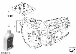 AUTOMATIC TRANSMISSION A5S310Z diagram for BMW 7 Series E38 725tds