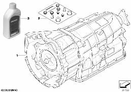 AUTOMATIC TRANSMISSION GA6L45R diagram for BMW 3 Series E90 320i