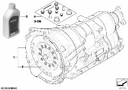 AUTOMATIC TRANSMISSION GA6HP19Z diagram for BMW X1 E84 18d