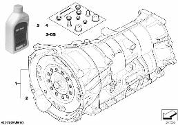 AUTOMATIC TRANSMISS. GA6HP19Z - 4-WHEEL diagram for BMW 3 Series E92 320xd