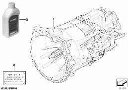 手動變速箱 GS5-39DZ diagram for BMW 3 Series E46 320d