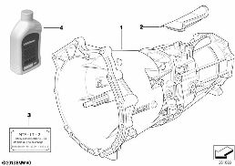 Schaltgetriebe GS5X39DZ - Allrad diagram for BMW X5 E53 3.0d