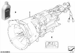 Schaltgetriebe S6S 420G (SMG) diagram for BMW 3 Series E46 M3