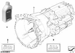 MANUAL TRANSMISSION GS6-37BZ/DZ diagram for BMW 3 Series E93 330i