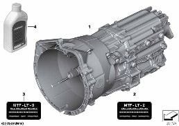 MANUAL TRANSMISSION GS6-53BZ/DZ diagram for BMW 3 Series E93 335i